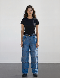 Personality Ripped Straight Jeans