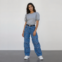 Personality Ripped Straight Jeans