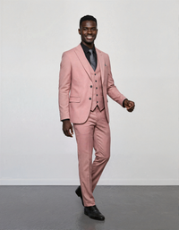 Business Formal Striped Three-piece Suit
